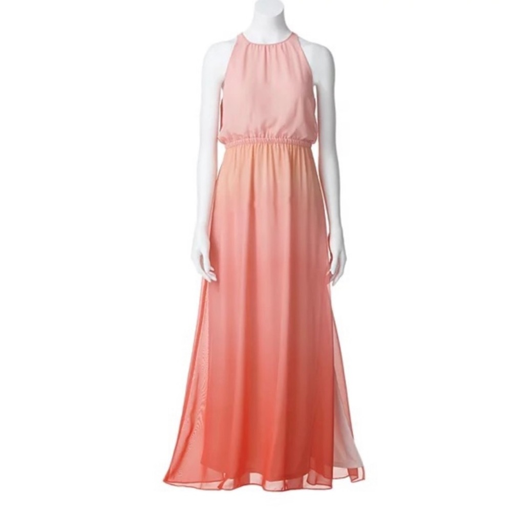 Lauren Conrad | Dye Dipped Chiffon Maxi Dress